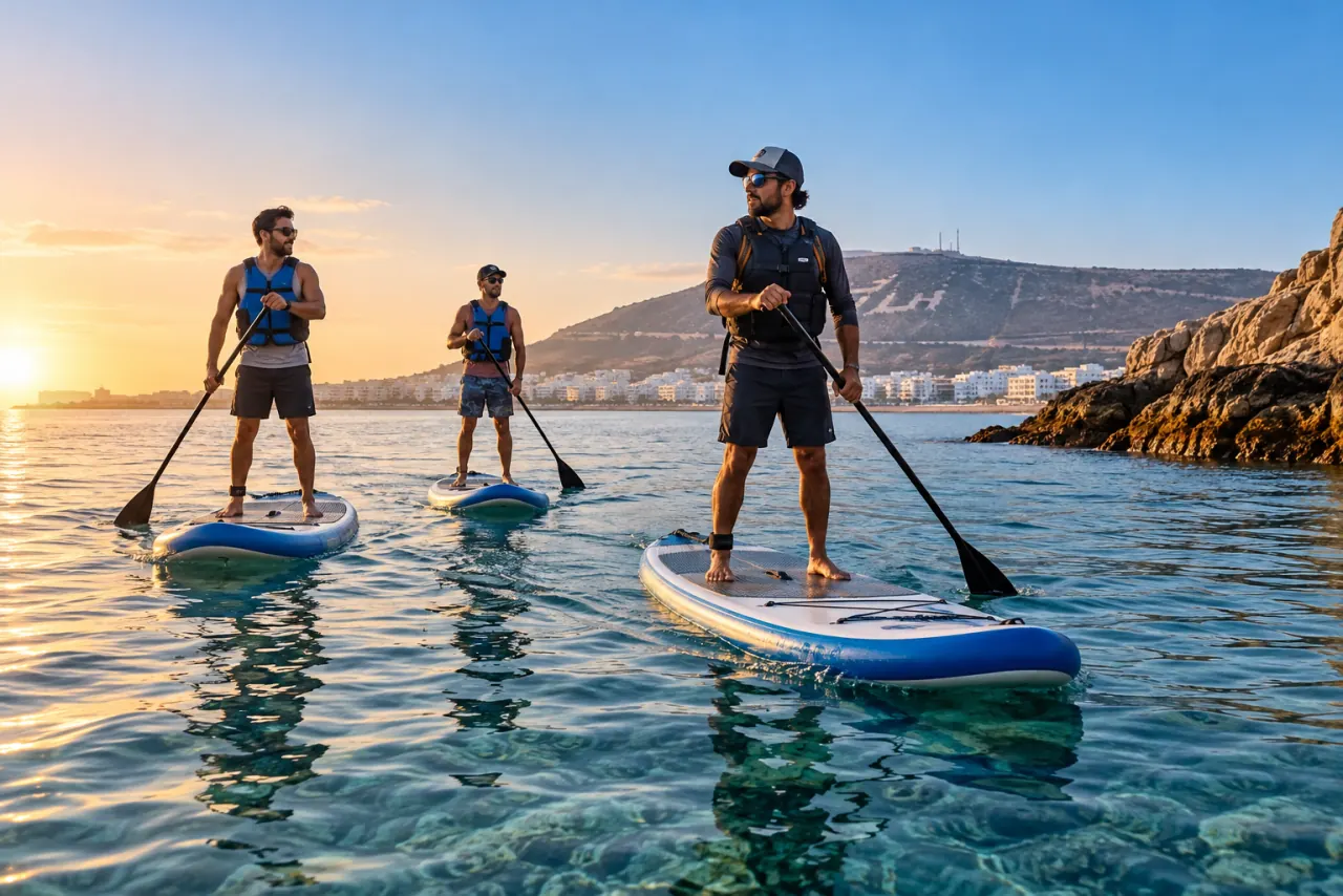 Guided paddle tour in Agadir